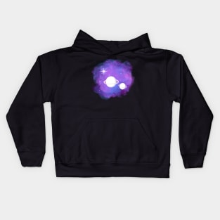 Galaxy Watercolor Kids Hoodie